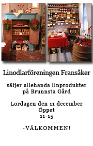 Julmarknad på Brunnsta Gård
